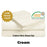 Danoz Direct -  Accessorize 1100TC Cotton Rich Sheet Set Cream Queen