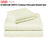 Danoz Direct -  310TC Fusion Cotton Percale Sheet Set Ivory King