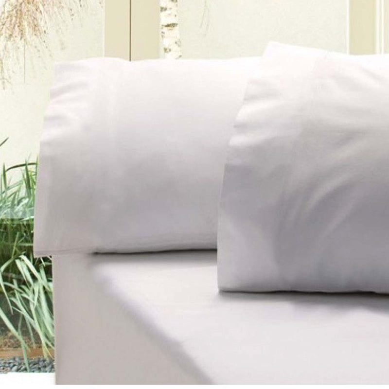 Danoz Direct -  Revive 400TC Cotton Sateen Combo Set King White