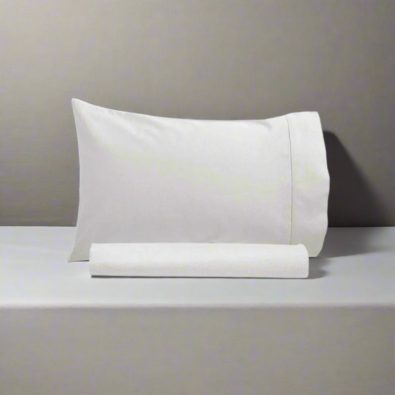 Danoz Direct -  Artex 250TC 100% Cotton Sheet Set Single Off White