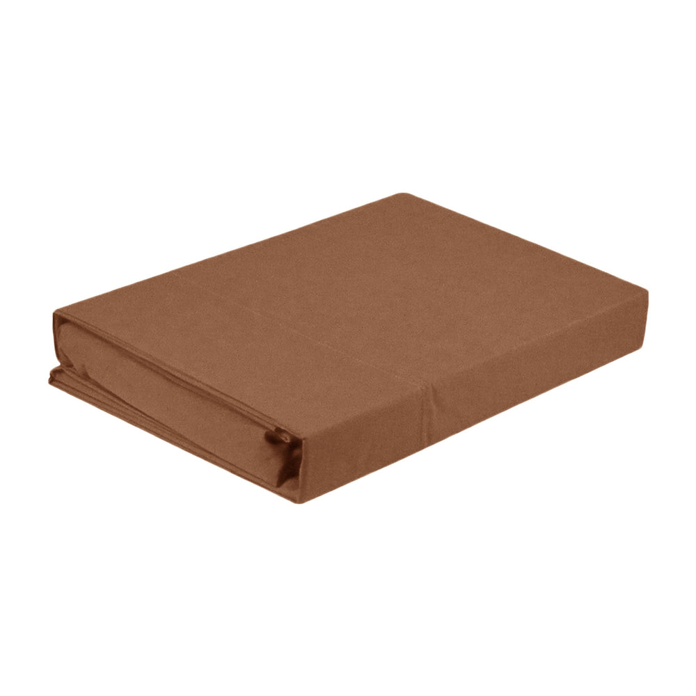Danoz Direct -  Artex Microfibre Sheet Set Single Brown