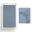 Danoz Direct -  Little Gem Steel Blue Eucalyptus Cotton Cot Fitted Sheet