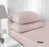 Danoz Direct -  Accessorize 250TC Fitted Sheet Set Pink - King