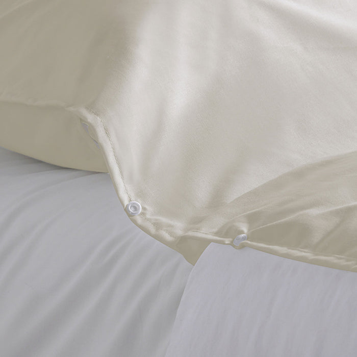 Danoz Direct -  Accessorize Self Tanning Polyester Cotton Sheet Protector 145cm x 220cm Silver