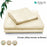 Danoz Direct -  Accessorize Tencel Cotton Blend Sheet Set Cream (Also Known as Stone) Single