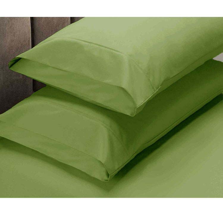 Danoz Direct -  Apartmento 225TC Fitted Sheet Set King Lime plus 2 Pillowcases
