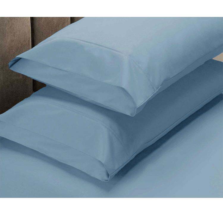 Danoz Direct -  Apartmento 225TC Fitted Sheet Set King Sky plus 2 Pillowcases
