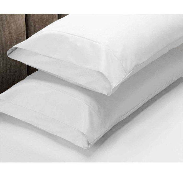 Danoz Direct -  Apartmento 225TC Fitted Sheet Set King White plus 2 Pillowcases