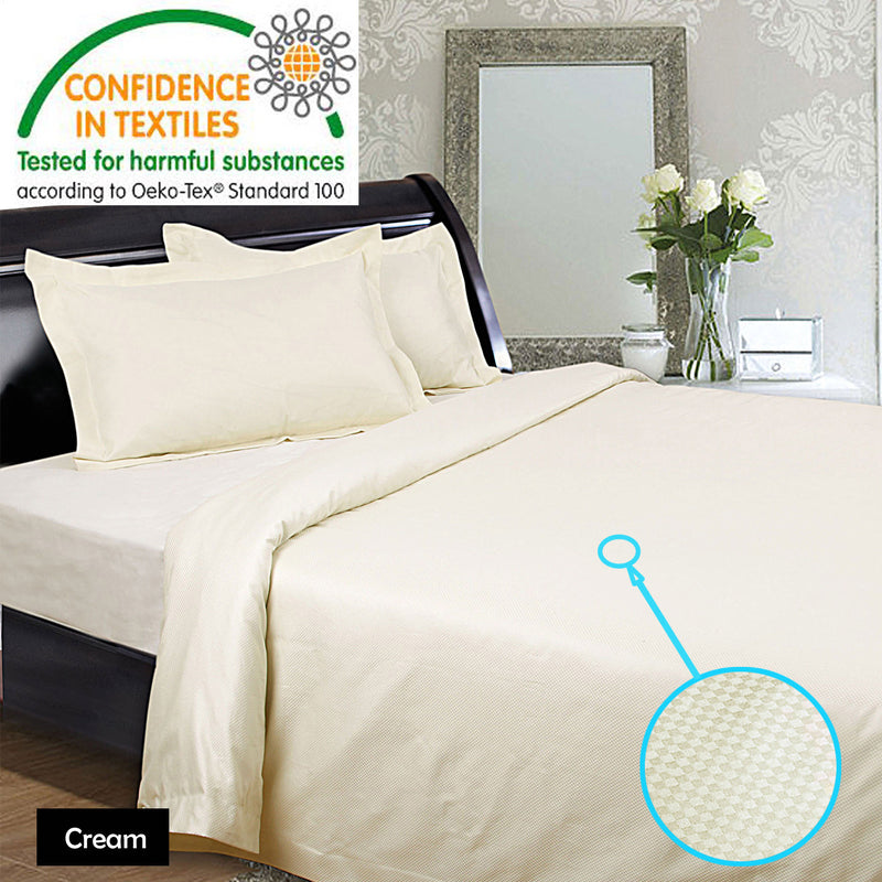 Danoz Direct -  Kingtex 1350TC Sheet Set Cream KING - Super Quality