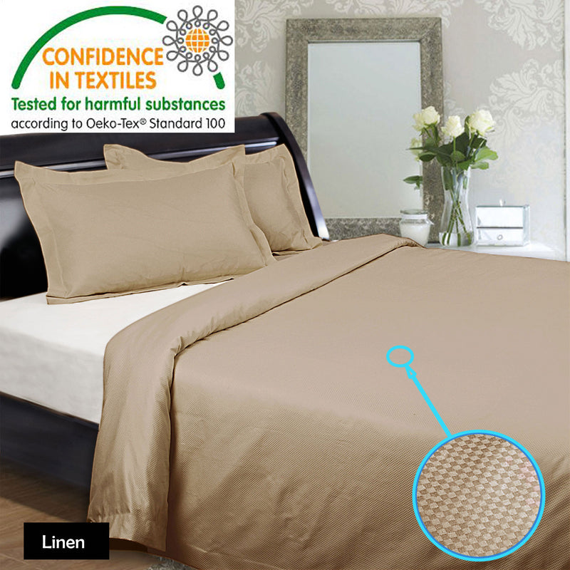 Danoz Direct -  Kingtex 1350TC Sheet Set Linen KING - Super Quality