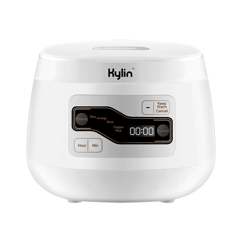 Danoz Cooking 🥘 Kylin Electric Multi-Function 4 Cups Ceramic Pot Rice Cooker 2L White