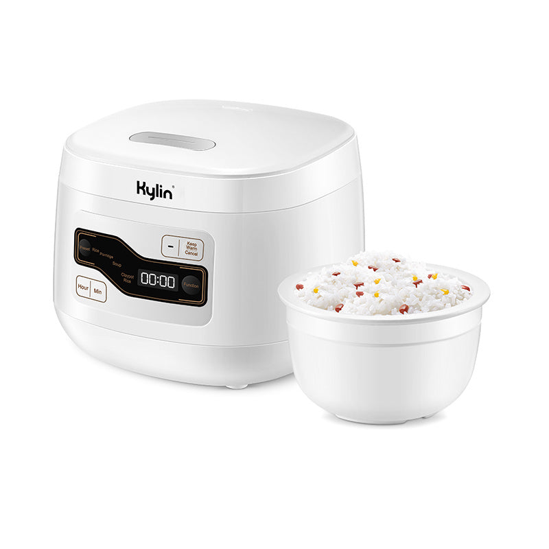 Danoz Cooking 🥘 Kylin Electric Multi-Function 4 Cups Ceramic Pot Rice Cooker 2L White