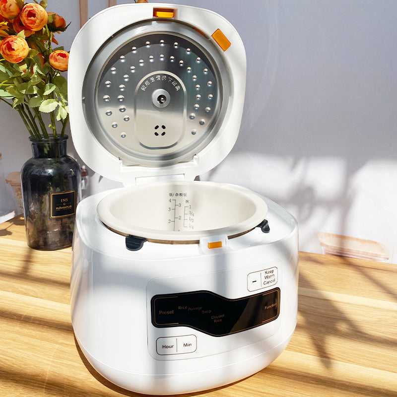 Danoz Cooking 🥘 Kylin Electric Multi-Function 4 Cups Ceramic Pot Rice Cooker 2L White