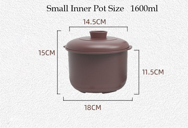 Danoz Direct - Kylin Electric Purple Clay Pot Slow Cooker 5L - K2021