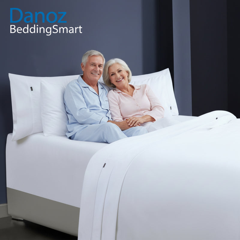 Elevate your sleep experience with Danoz BeddingSmart Egyptian cotton sheet set, featuring an impressive 1000 thread count that delivers unparalleled softness and durability!