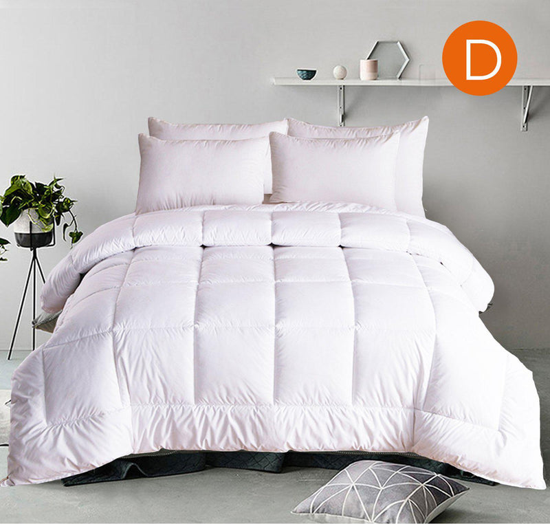 Wrap yourself in luxury and comfort with Danoz Direct down alternative quilt Doona. With a luxurious 500gsm filling