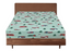 Danoz Direct -  Queen Luxury 100% Cotton Flannelette Fitted Bed Sheet Flannel -  Trees/Caravan