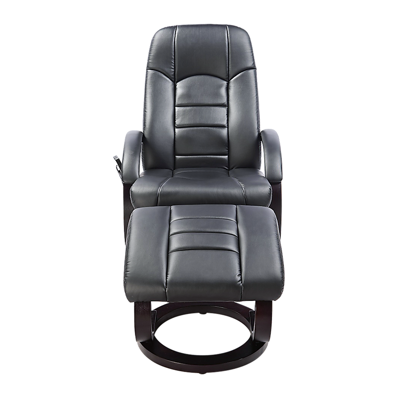 Danoz Direct - PU Leather Massage Chair Recliner Ottoman Lounge Remote