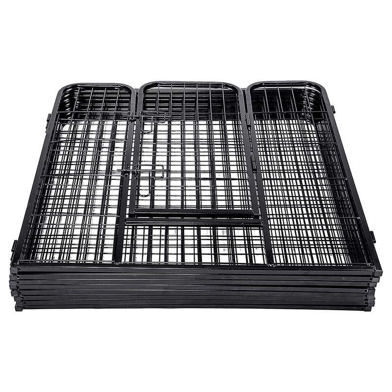 Danoz Direct - 8 Panel Heavy Duty Pet Dog Playpen Puppy Exercise Fence Enclosure Cage