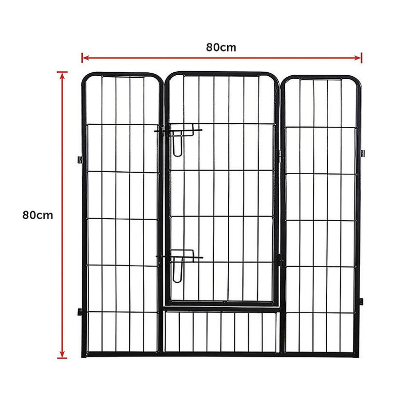 Danoz Direct - 8 Panel Heavy Duty Pet Dog Playpen Puppy Exercise Fence Enclosure Cage