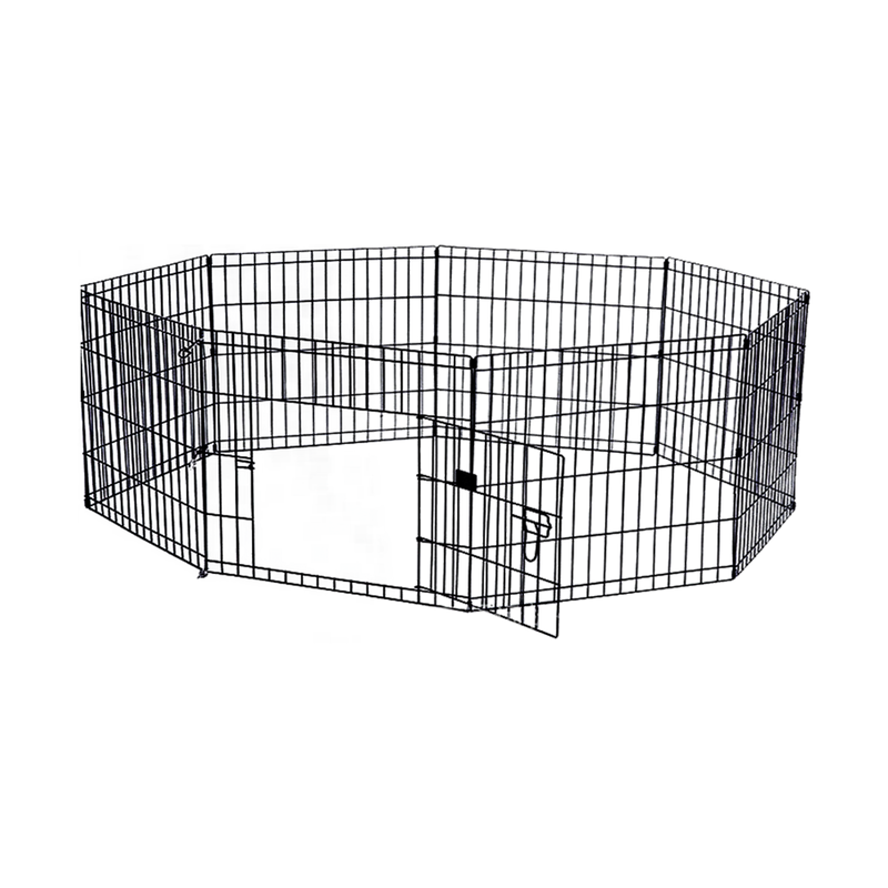 Danoz Direct - 24" 8 Panel Pet Dog Playpen Puppy Exercise Cage Enclosure Fence Play Pen