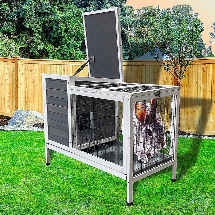 Danoz Direct - Rabbit Bunny Cage Hutch Pet Cages Enclosure