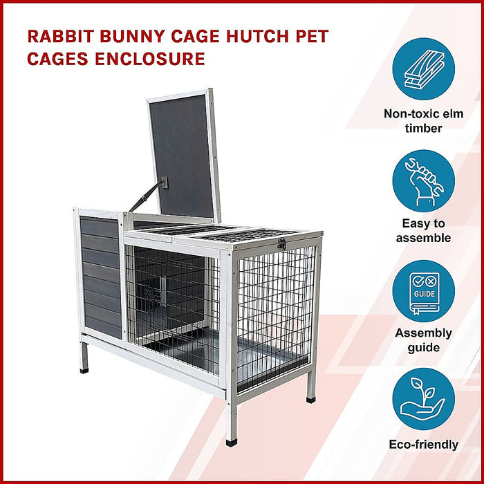 Danoz Direct - Rabbit Bunny Cage Hutch Pet Cages Enclosure