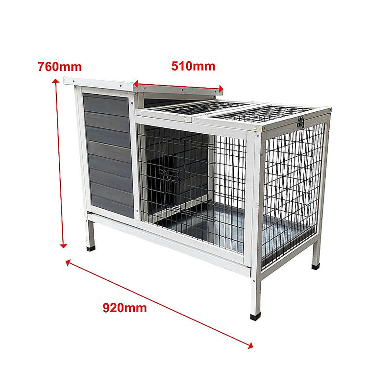 Danoz Pets - Rabbit Bunny Cage Hutch Pet Cages Enclosure - Free Postrage