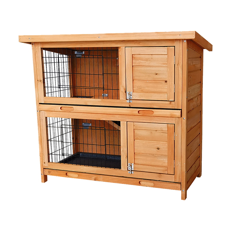 Give your furry friends the ultimate space to play and live with Danoz Direct - Large Rabbit Hutch with BASE Chicken Coop