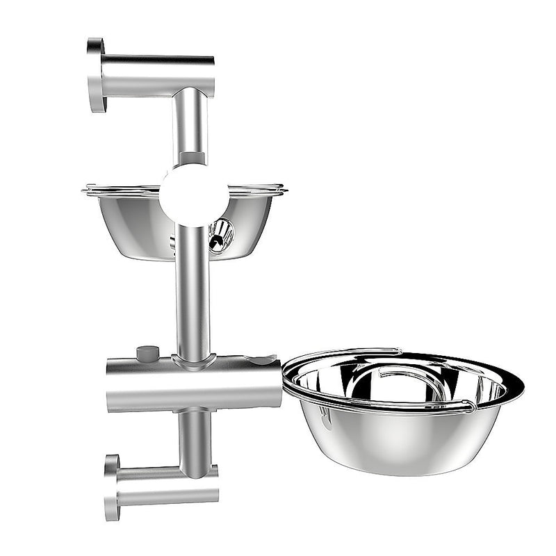 Danoz Pets - Wall Mounted Dog🐶 Bowl Adjustable Height Pet Feeder - Free Postage